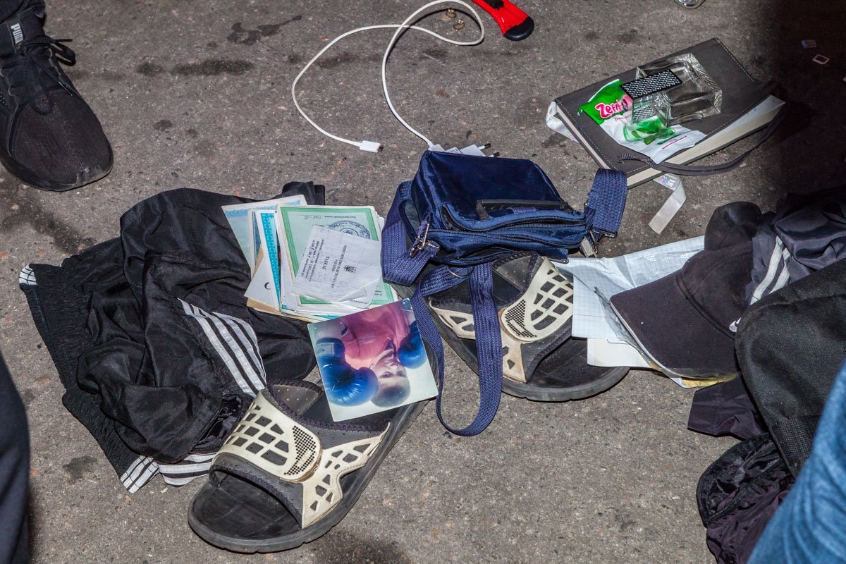 При себе у мужчины были личные вещи