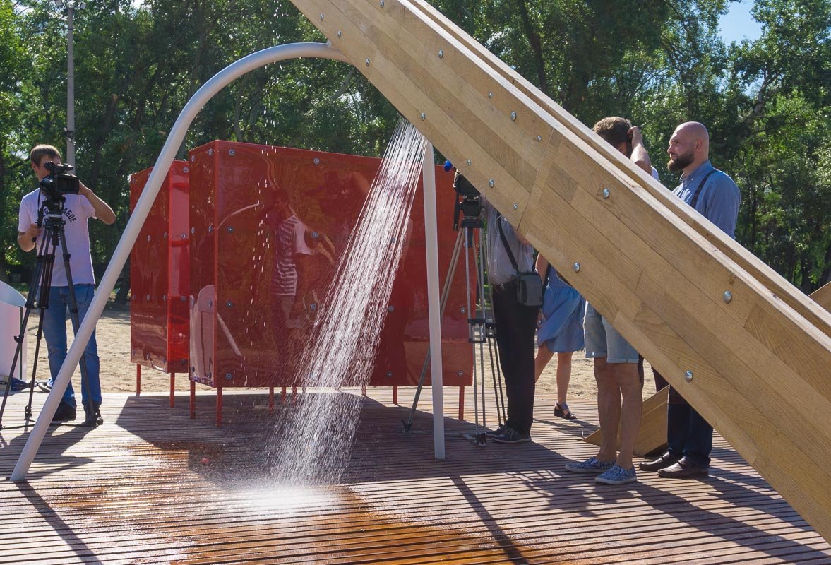 Душевые рассчитаны как для взрослых, так и для детей