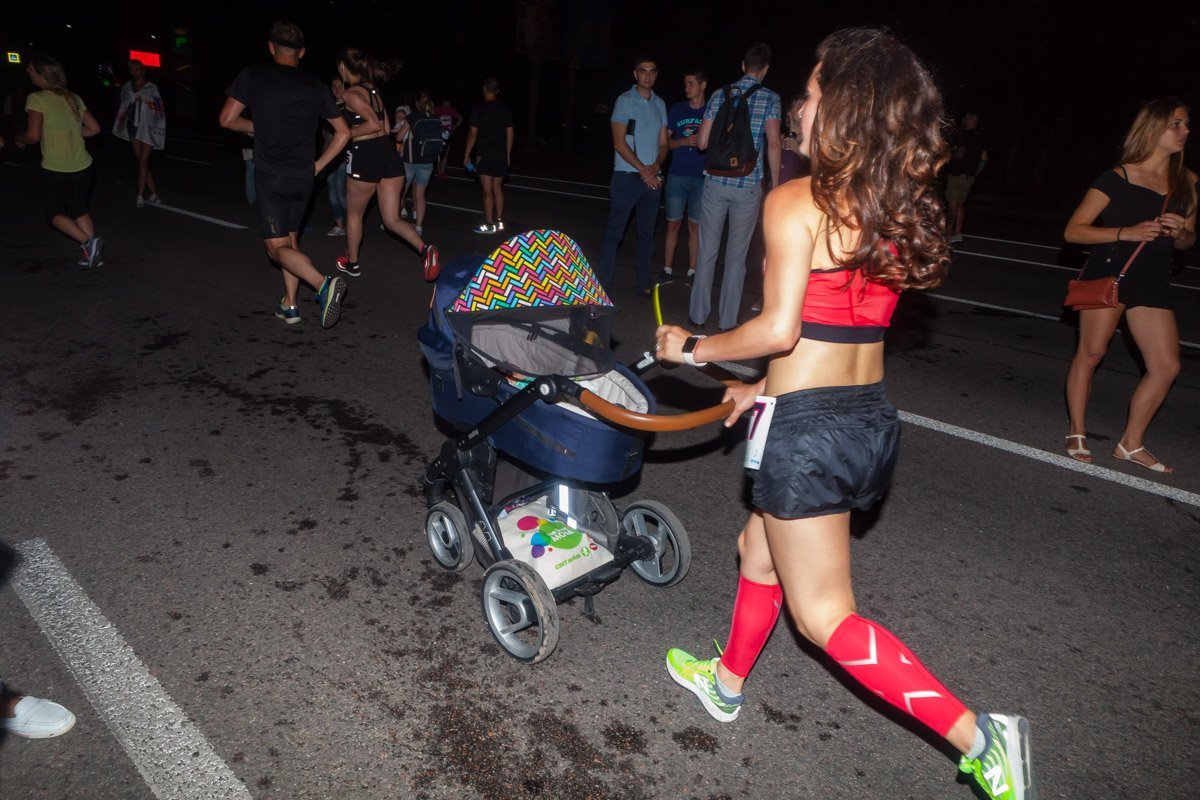 Совсем маленькие участники забега