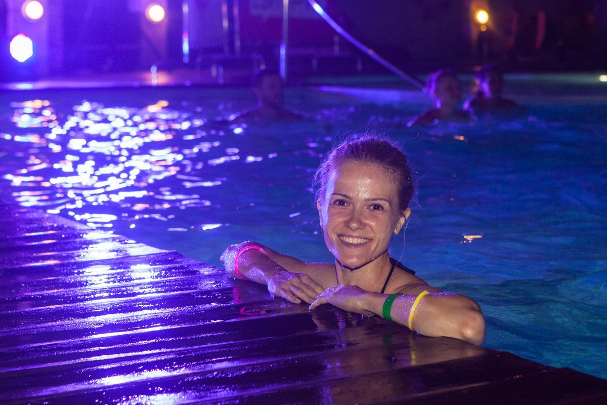 Водные процедуры после пробежки - самое то