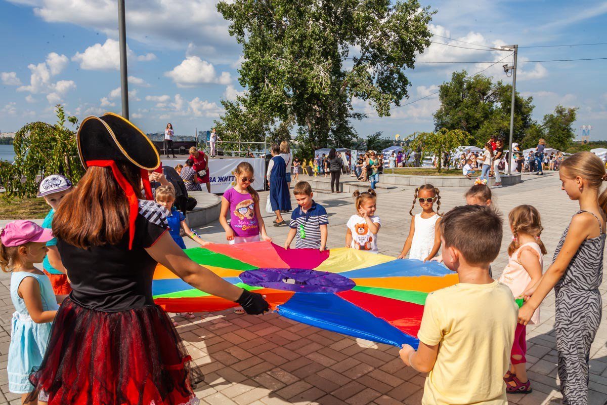 Организаторы предусмотрели множество активностей для детей всех возрастов