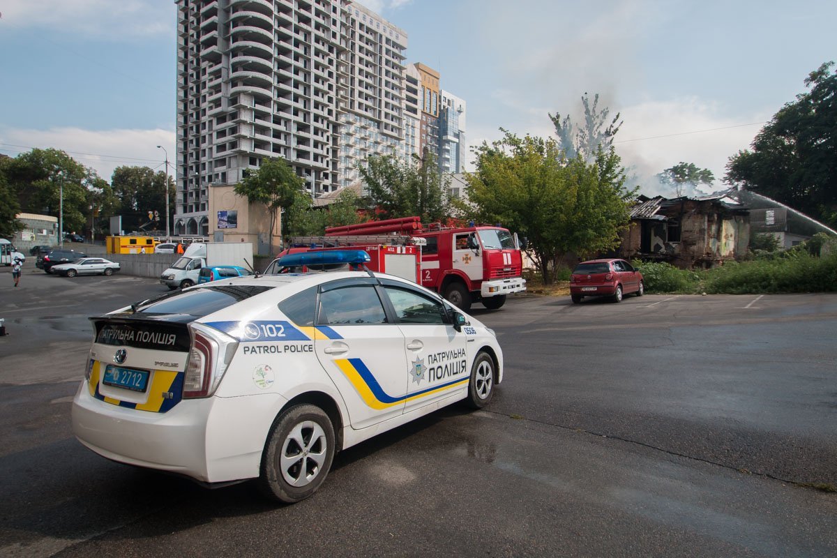 Патрульные тоже контролировали ситуацию