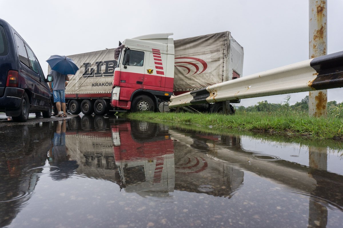 На Полтавском шоссе произошло ДТП