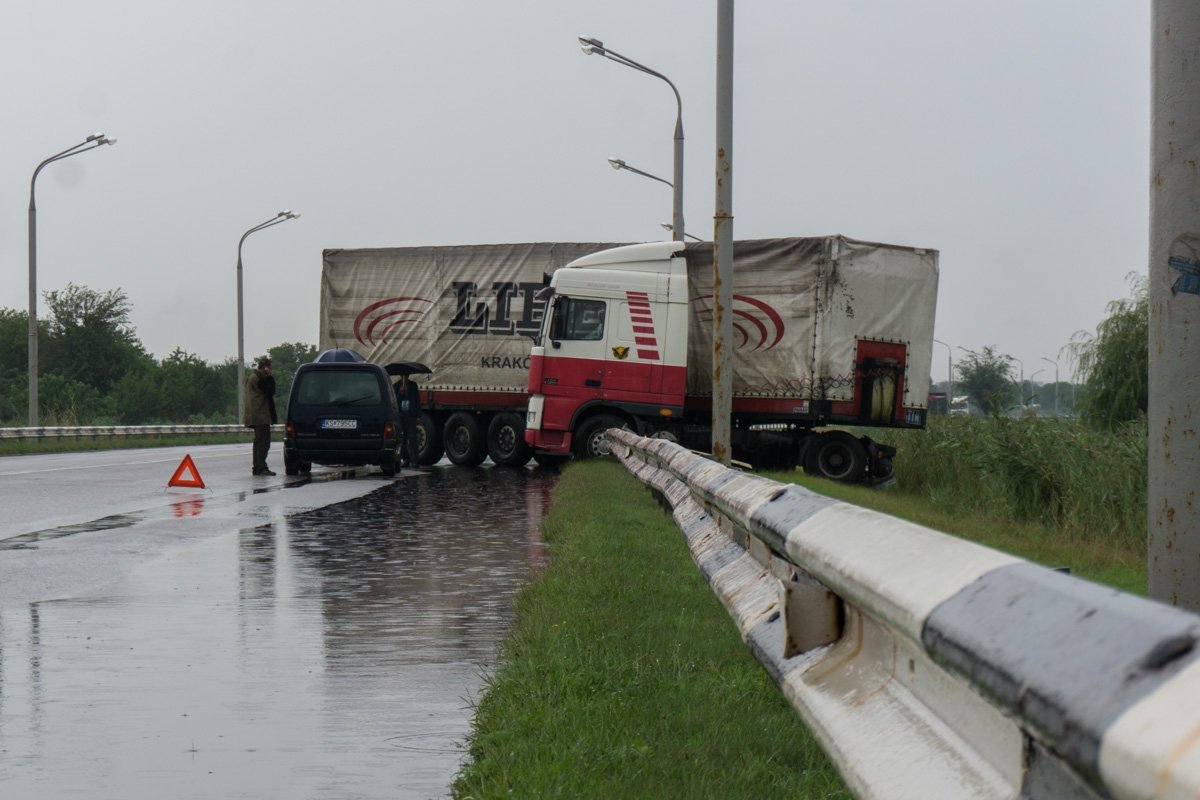 Движение на этом участке дороги было свободным