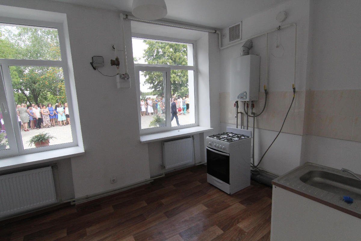 В здании сделан капитальный ремонт В здании сделан капитальный ремонт