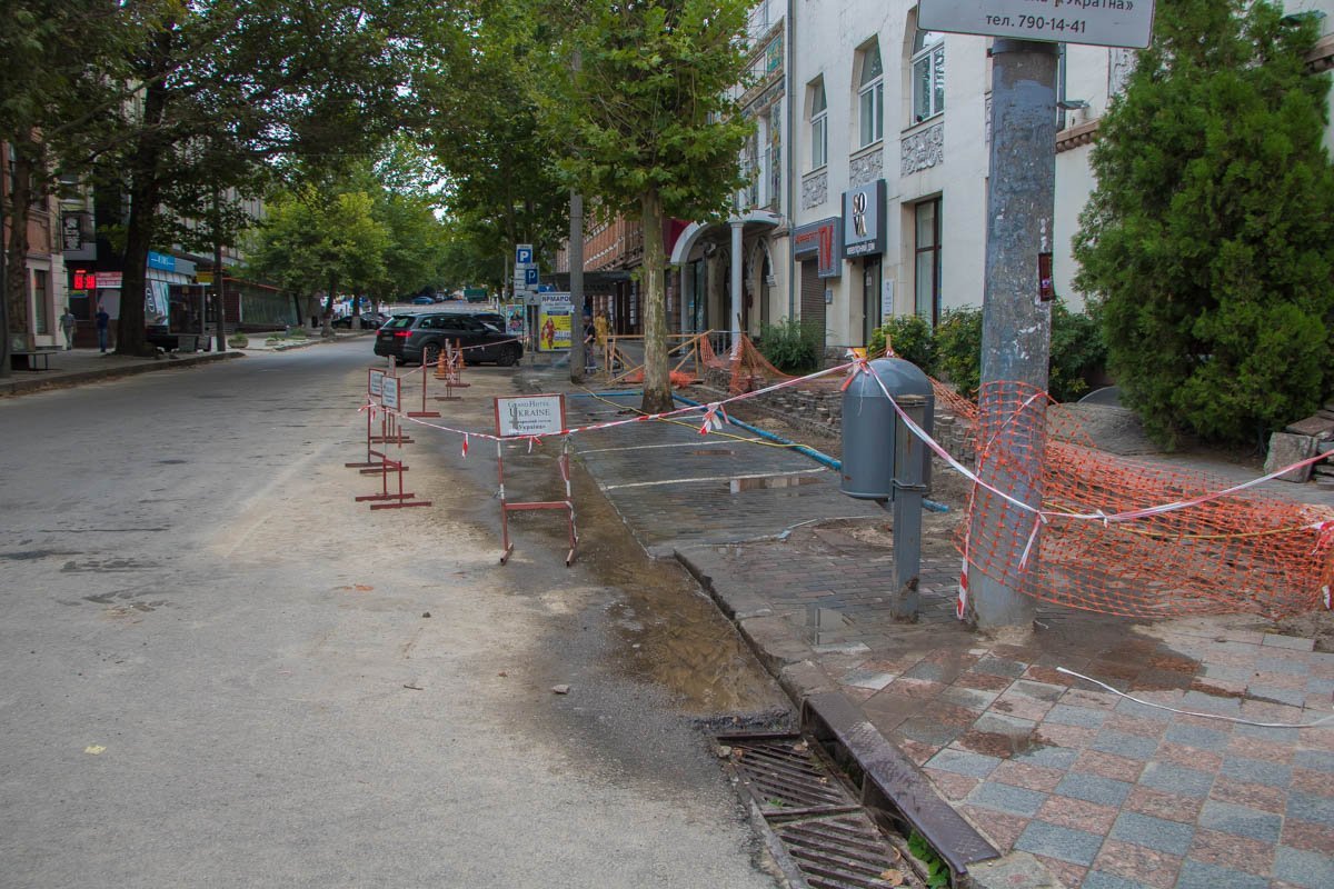 Пешеходная зона закрыта