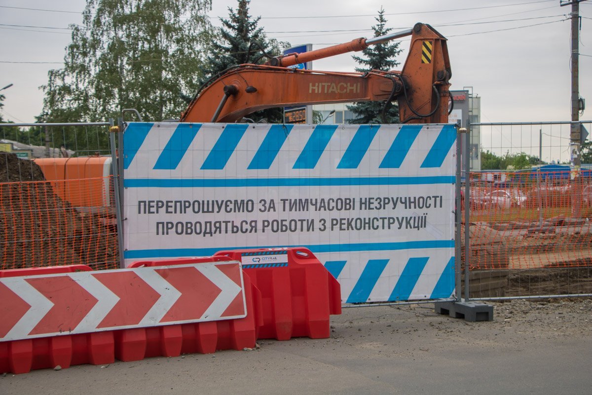 Движение осуществляется в один ряд