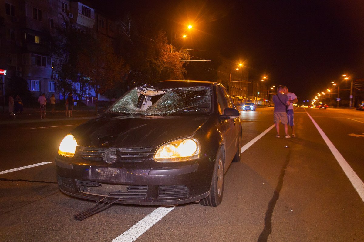 Авария произошла приблизительно в 23:30