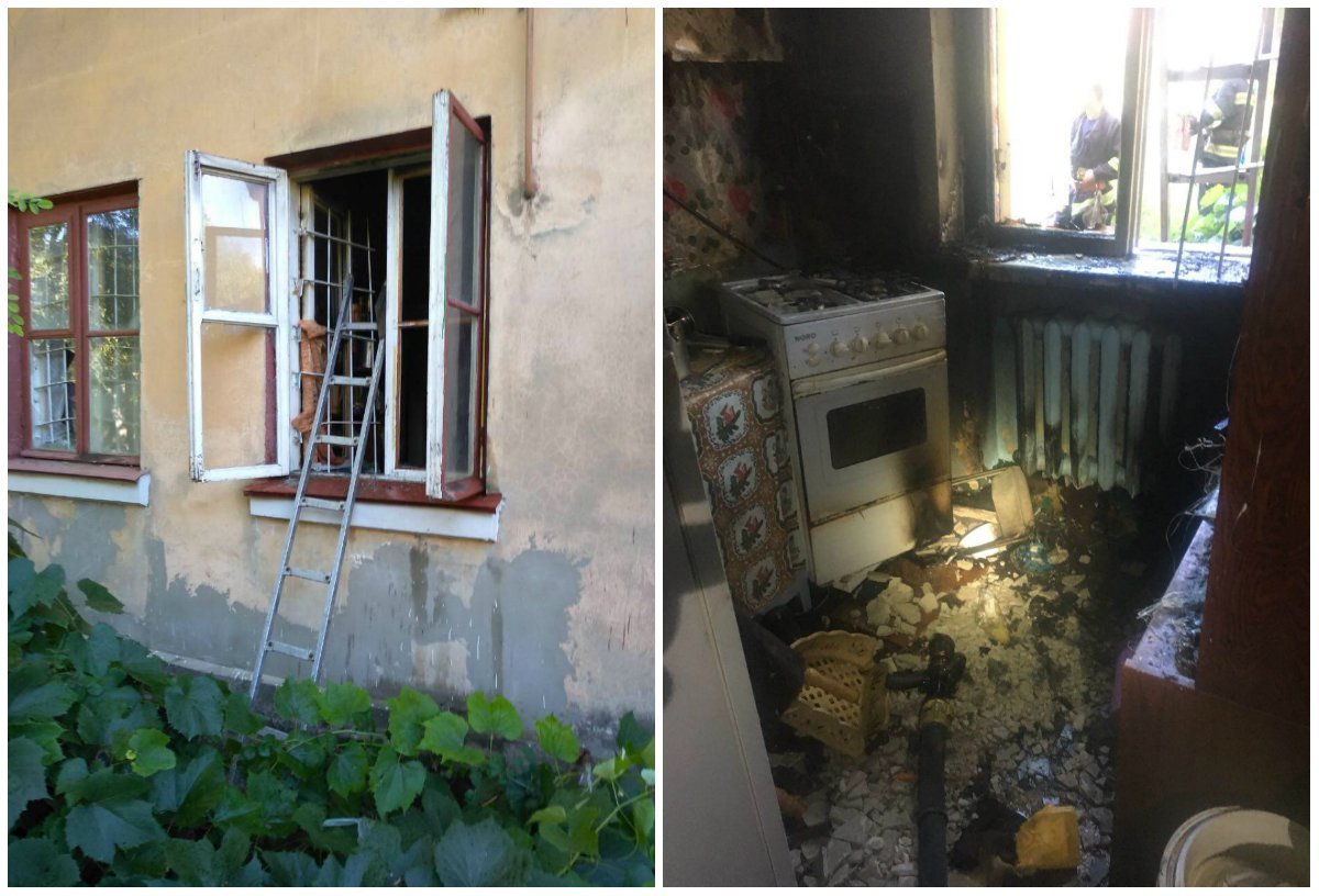 Люди увидели дым, который валил из окна и вызвали пожарных Люди увидели дым, который валил из окна и вызвали пожарных