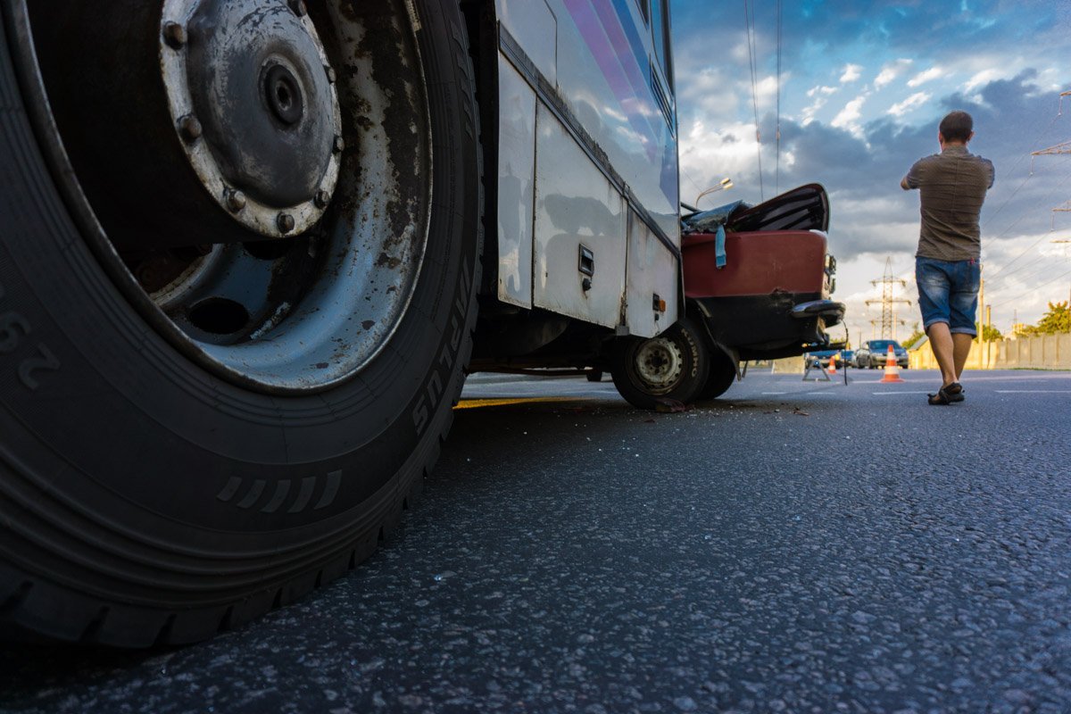 Авария случилась около 18:40