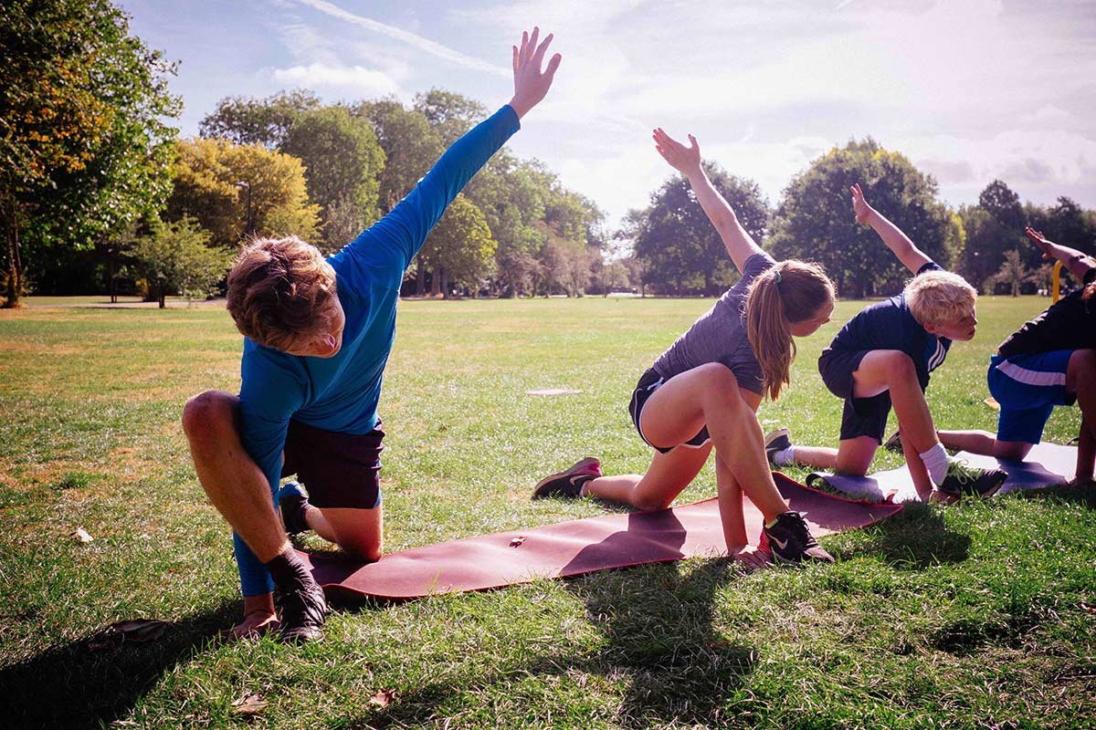 Занятия на свежем воздухе - это двойная польза для здоровья