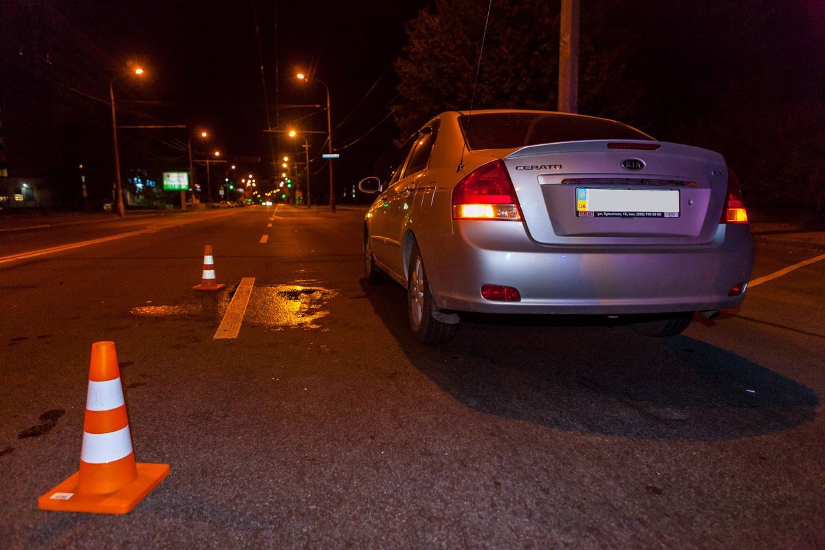 Место аварии