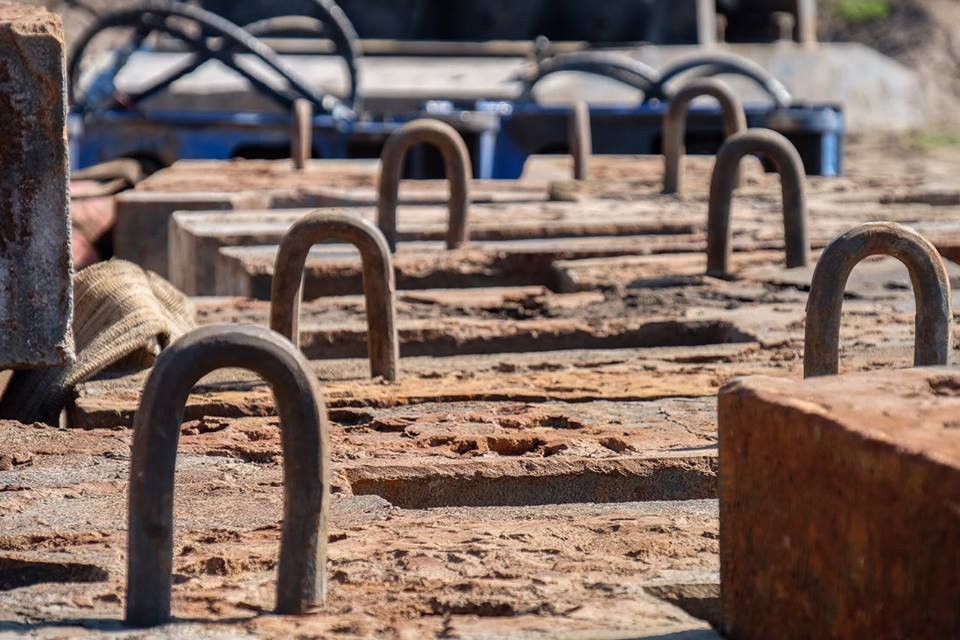 Строительство в разгаре