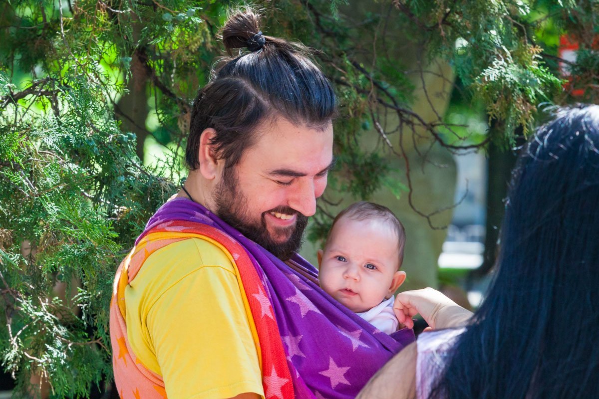 Счастливый папочка