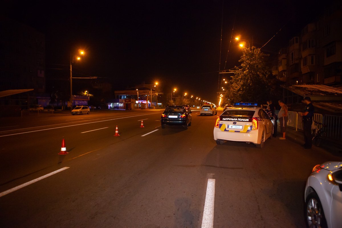 Lanos сбил пешехода