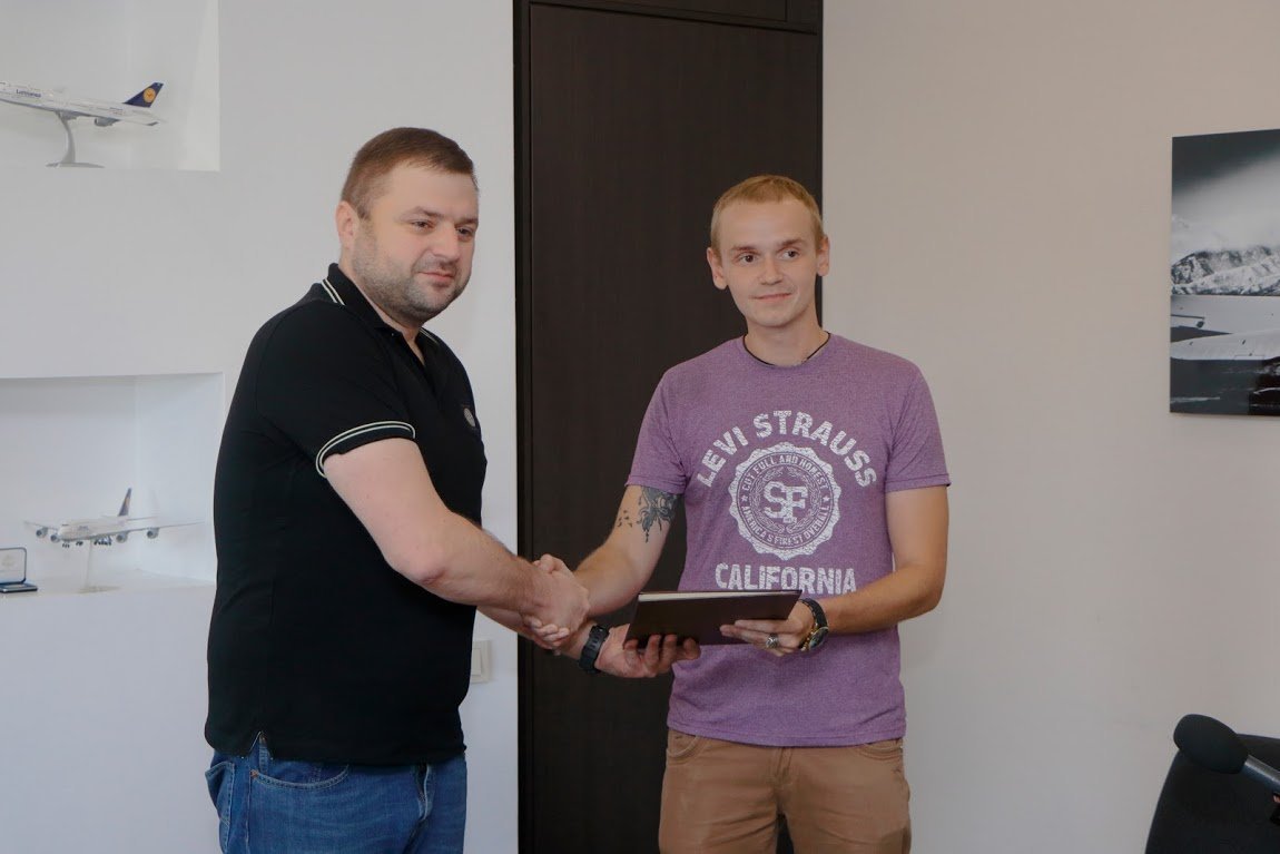 Патрульному вручили награду