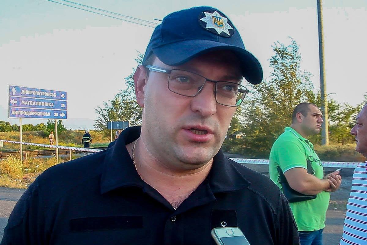 Замначальника ГУНП в Днепропетровской области Владимир Богонис Замначальника ГУНП в Днепропетровской области Владимир Богонис