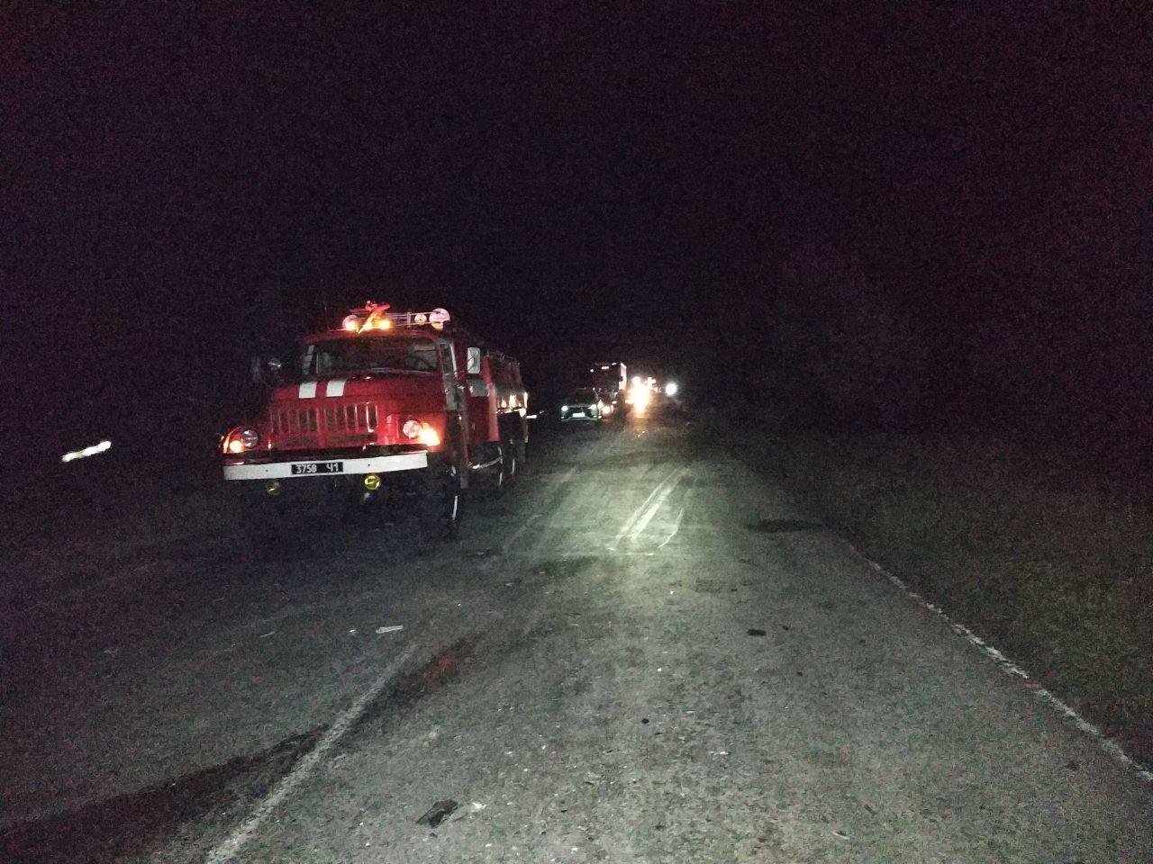 Авария произошла приблизительно в 21:30 Авария произошла приблизительно в 21:30