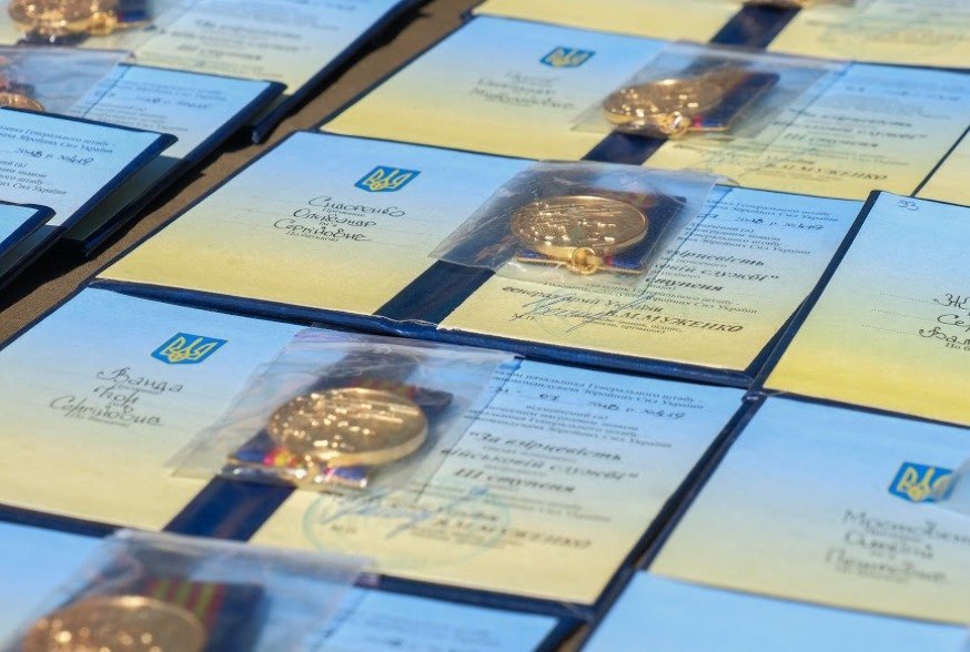 Военные получили государственные награды