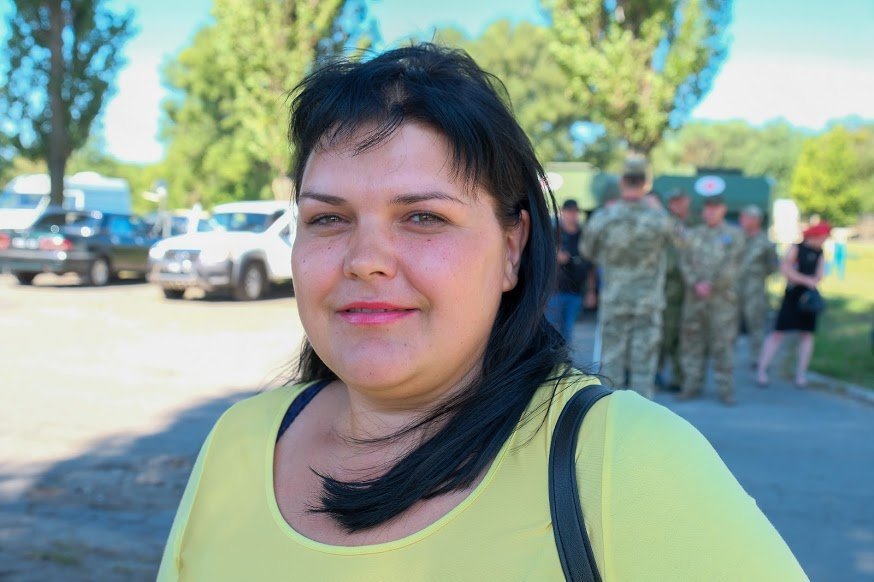 Супруга лейтенанта 93-й отдельной механизированной бригады Андрея Гасюка Светлана