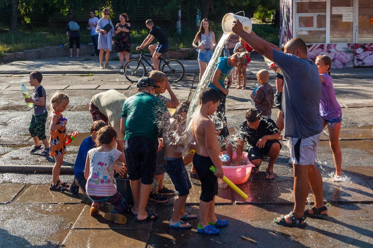 Водные процедуры в стиле Западного