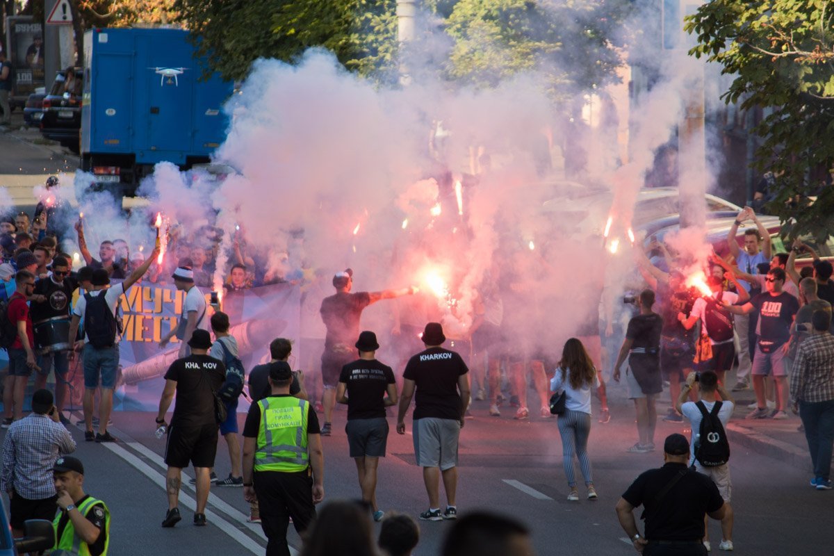 На матче пиротехнику не использовали На матче пиротехнику не использовали