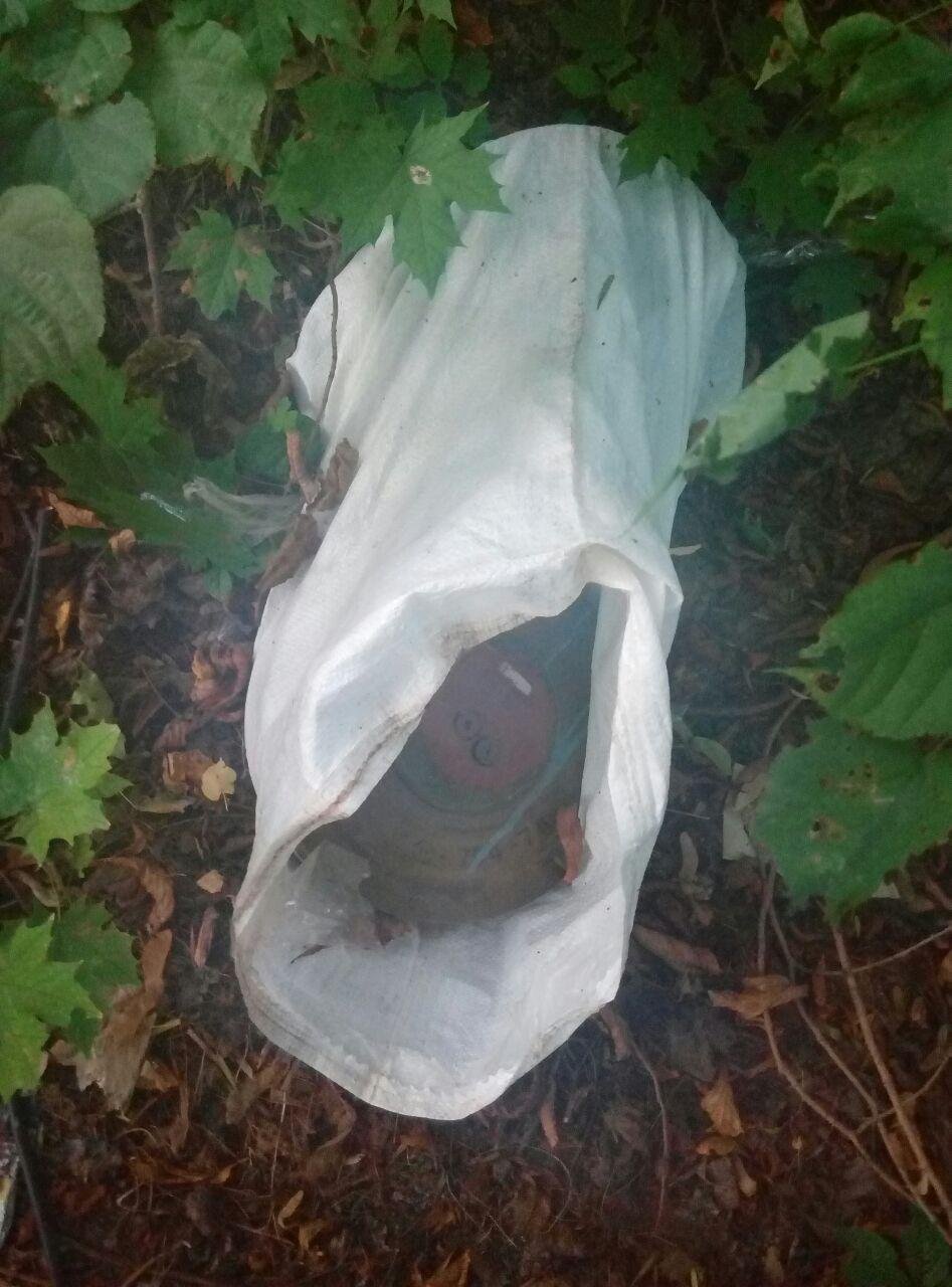 Мужчина обнаружил две современные противотанковые мины Мужчина обнаружил две современные противотанковые мины