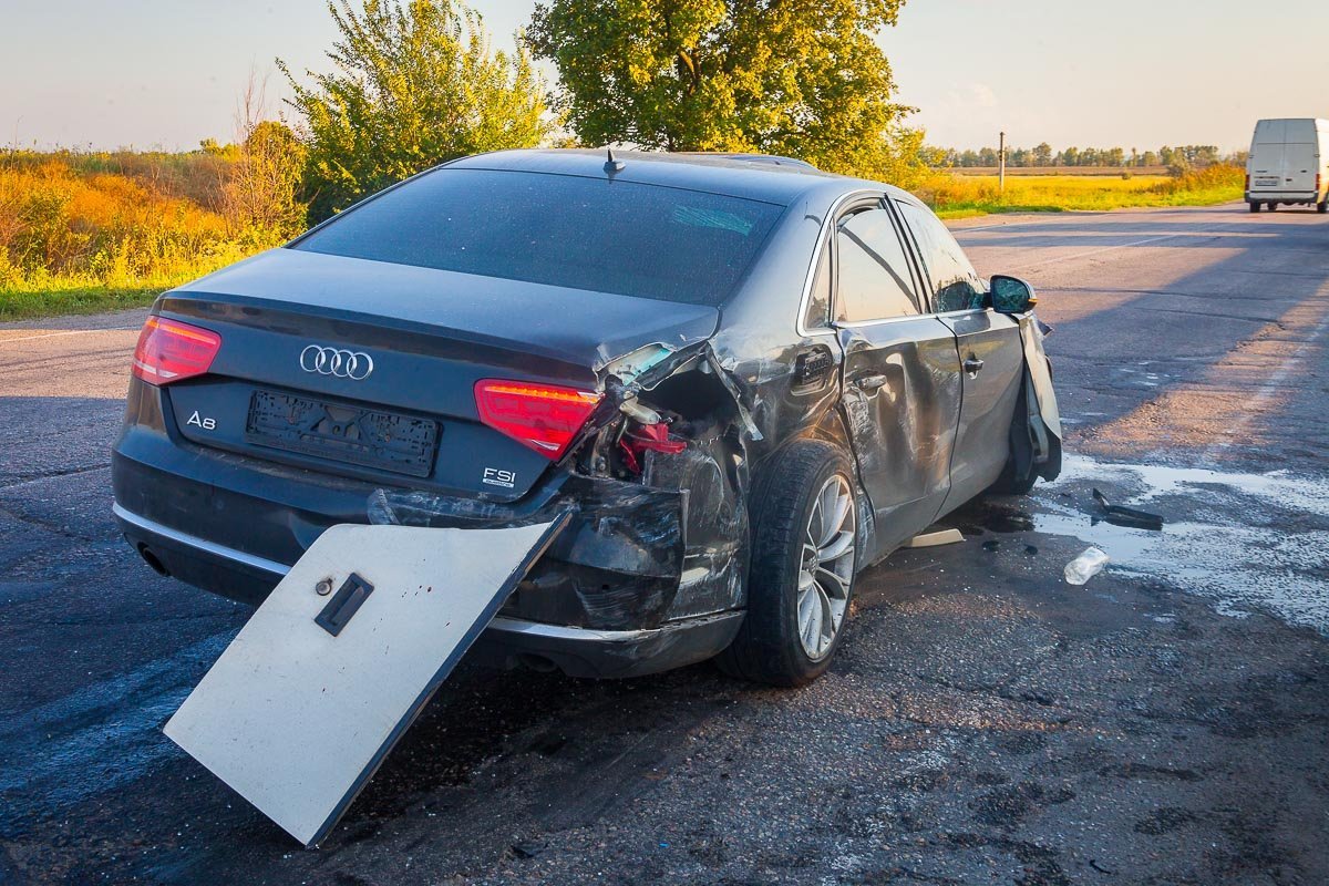 Свидетелей этой аварии разыскивает Национальная полиция Днепропетровской области