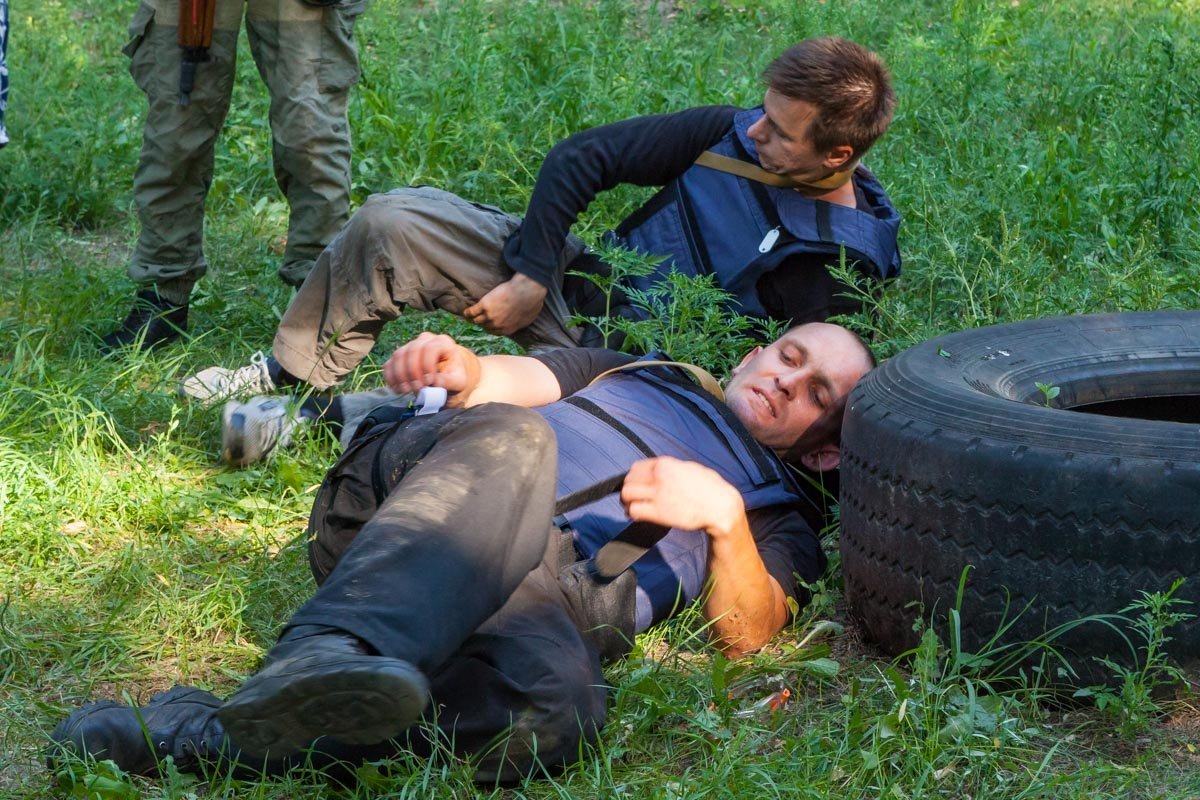 Правоохранители прибыли в Днепр, чтобы пройти обучение по тактической медицине