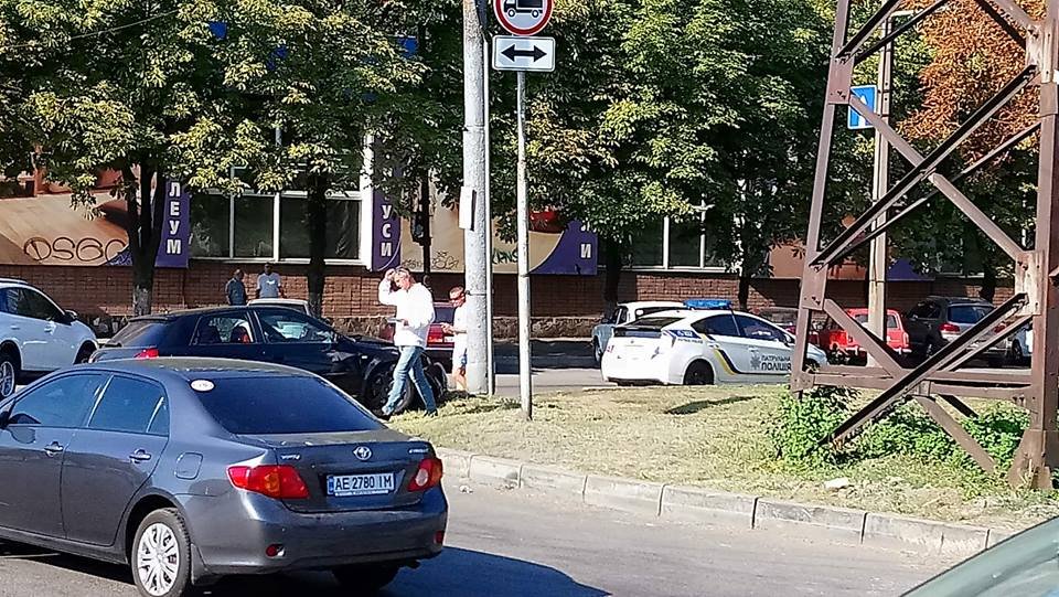 На месте работала патрульная полиция На месте работала патрульная полиция