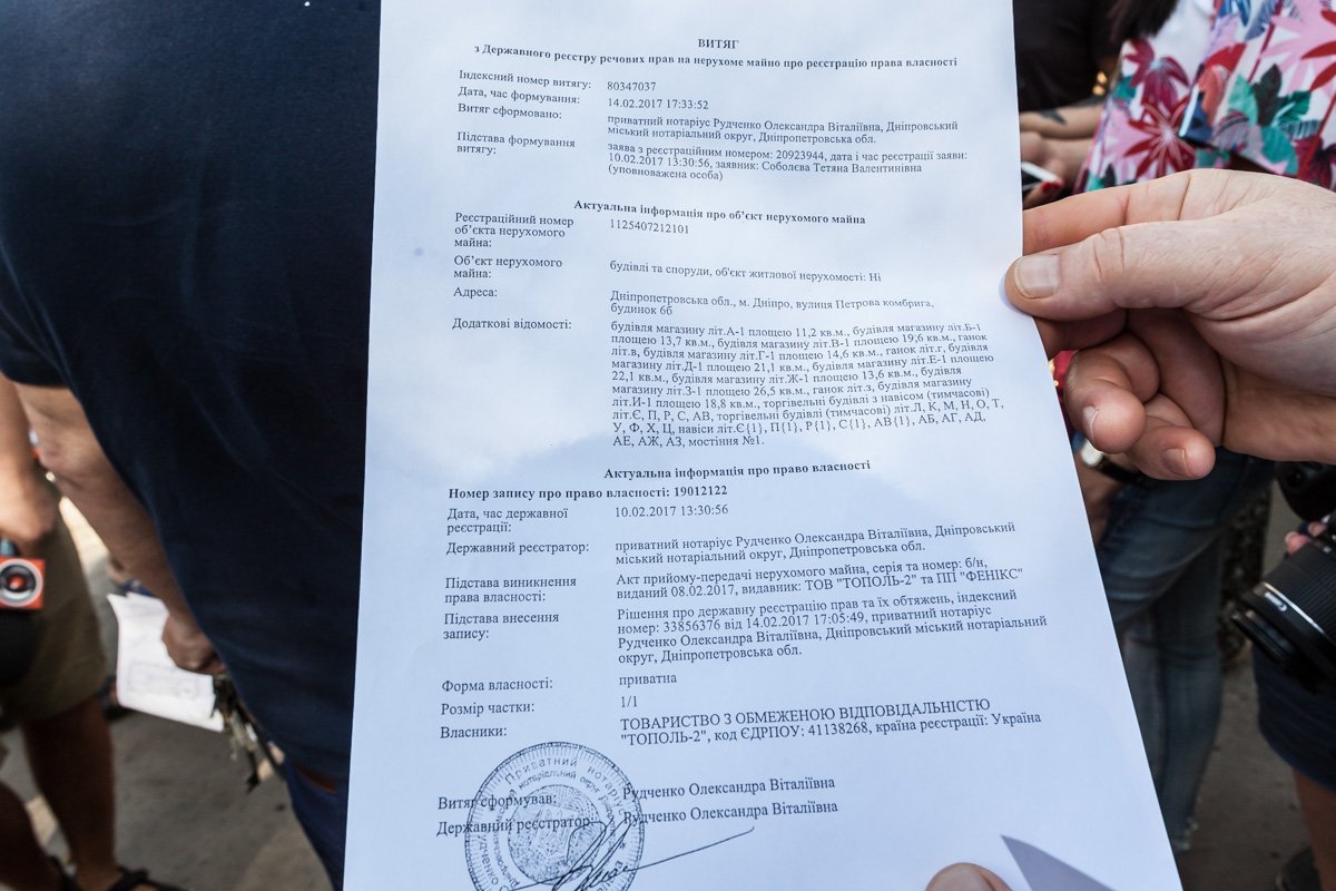 Выписка с реестра Выписка с реестра
