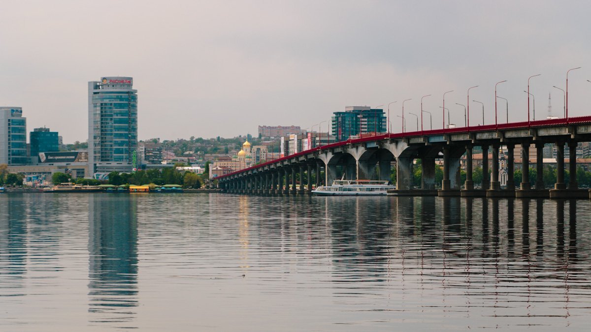 Вид на Новый мост с левого берега Вид на Новый мост с левого берега