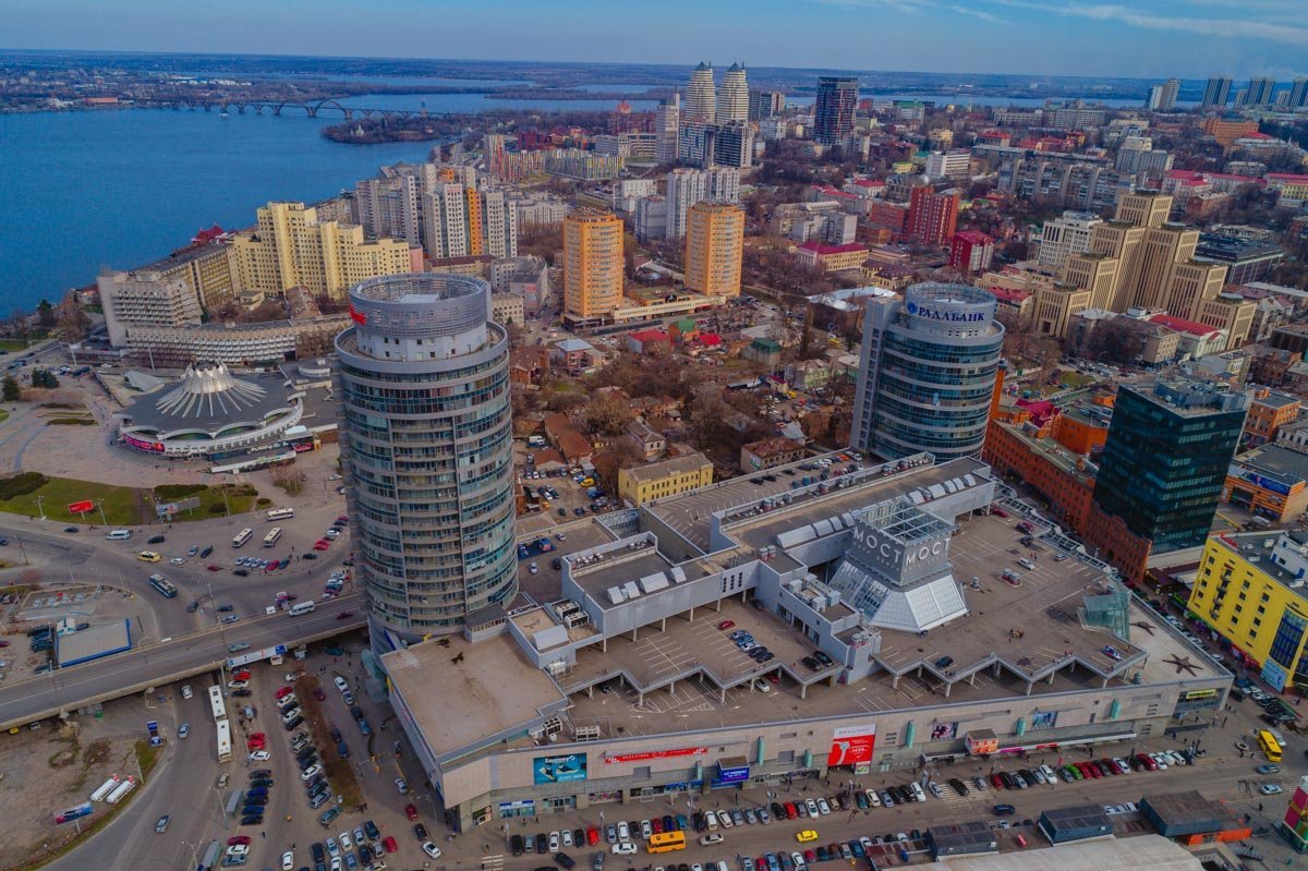 Так выглядит центр города с высоты Так выглядит центр города с высоты