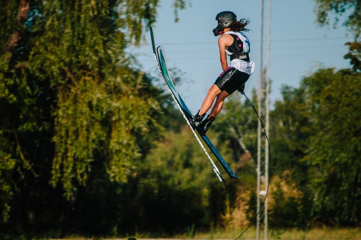Воднолыжный спорт - очень зрелищный