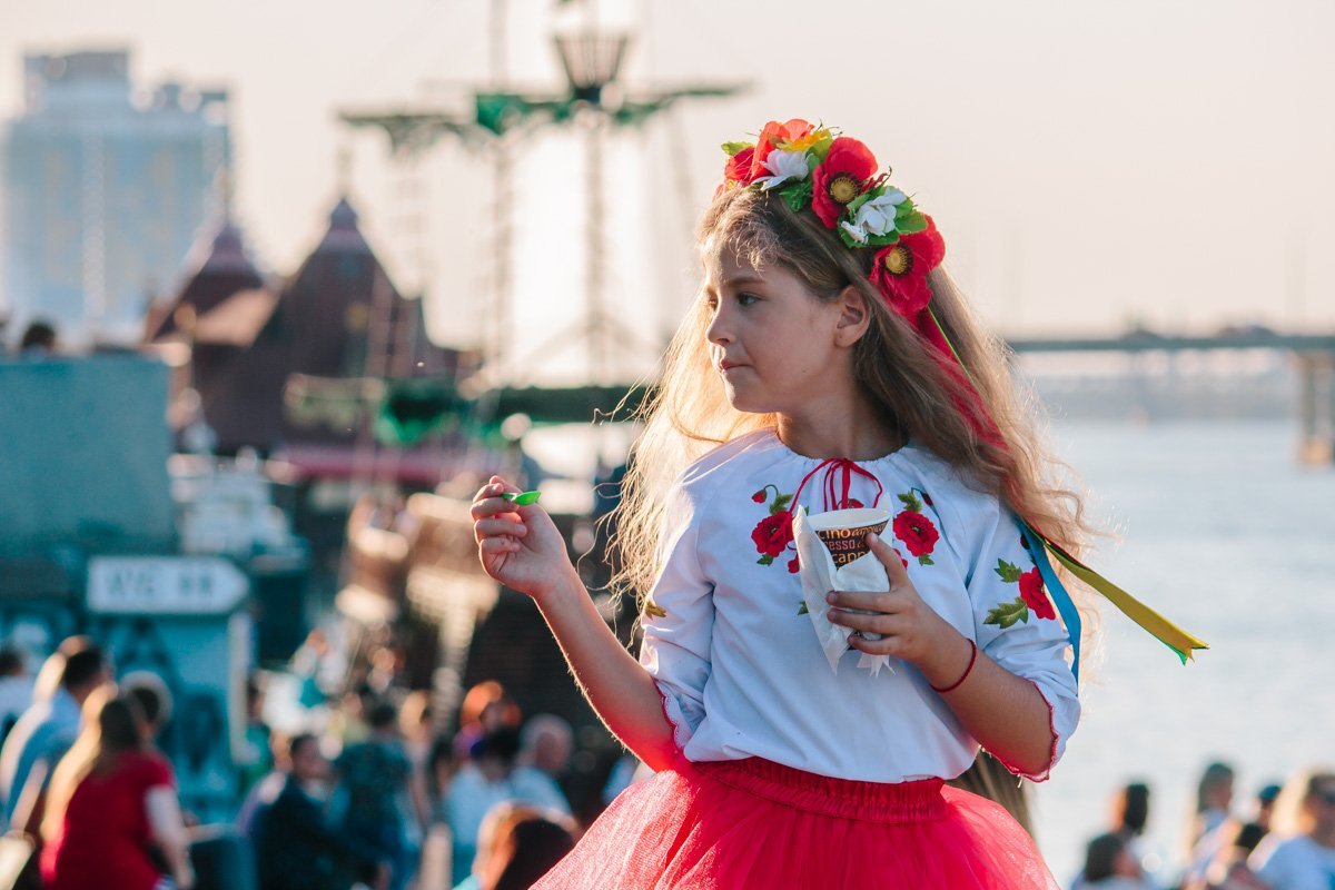 Дети в украинской одежде - особая милота