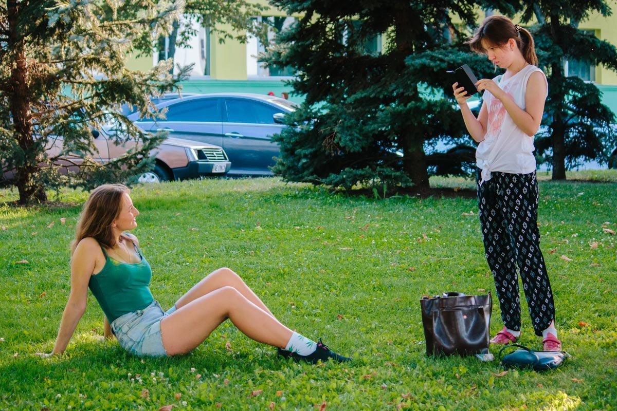 Днепр наслаждается последними деньками лета