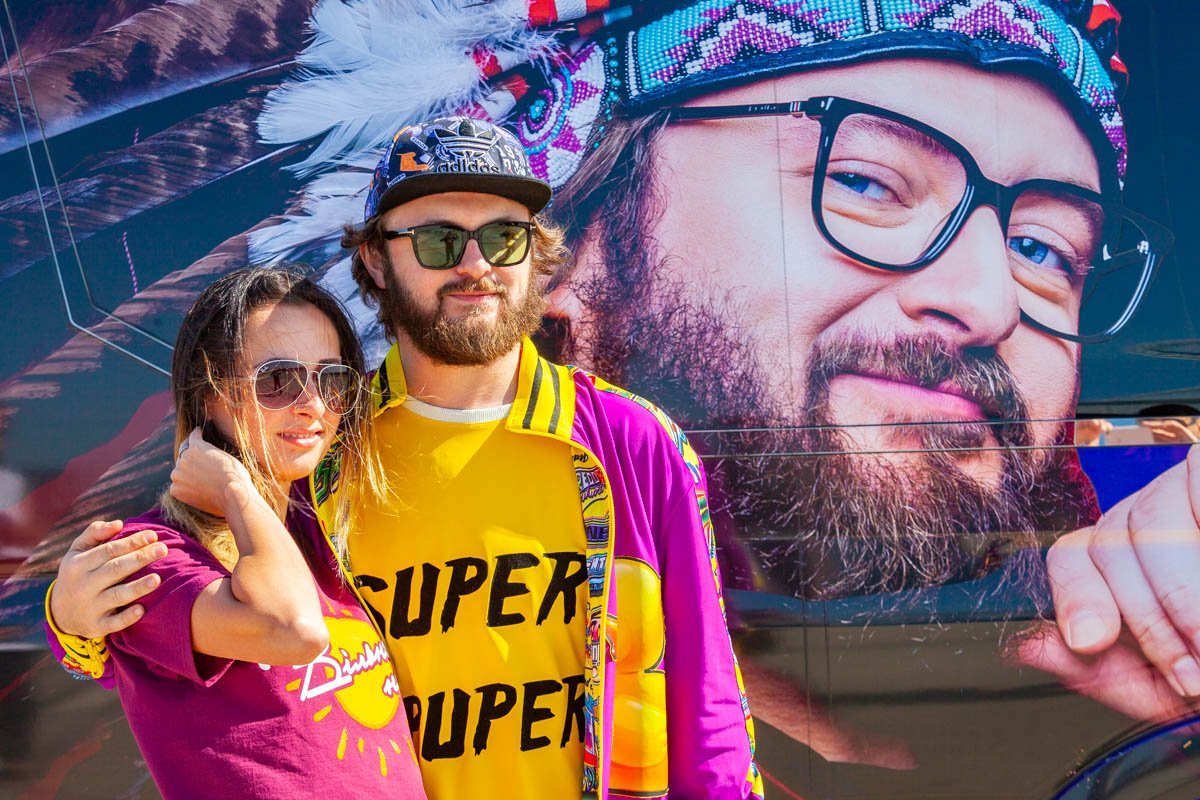 Любой желающий мог сфотографироваться с DZIDZIO Любой желающий мог сфотографироваться с DZIDZIO