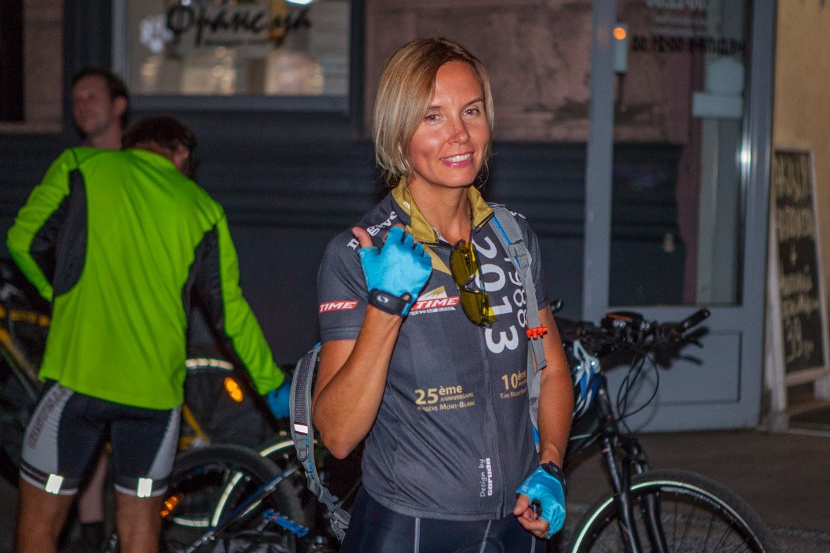 Участники катались по ночному городу 