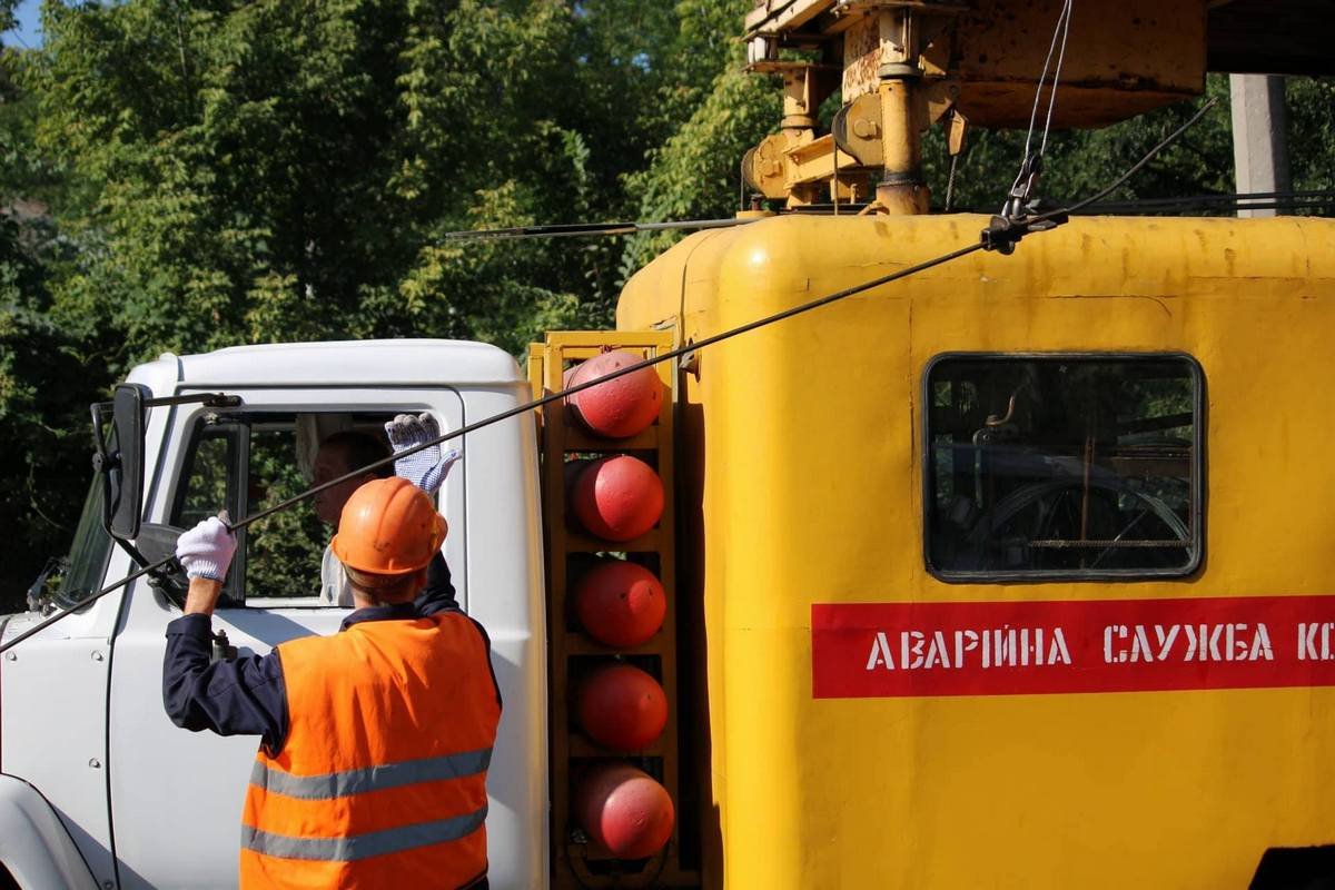 На Чернышевского образовалась пробка из трамваев