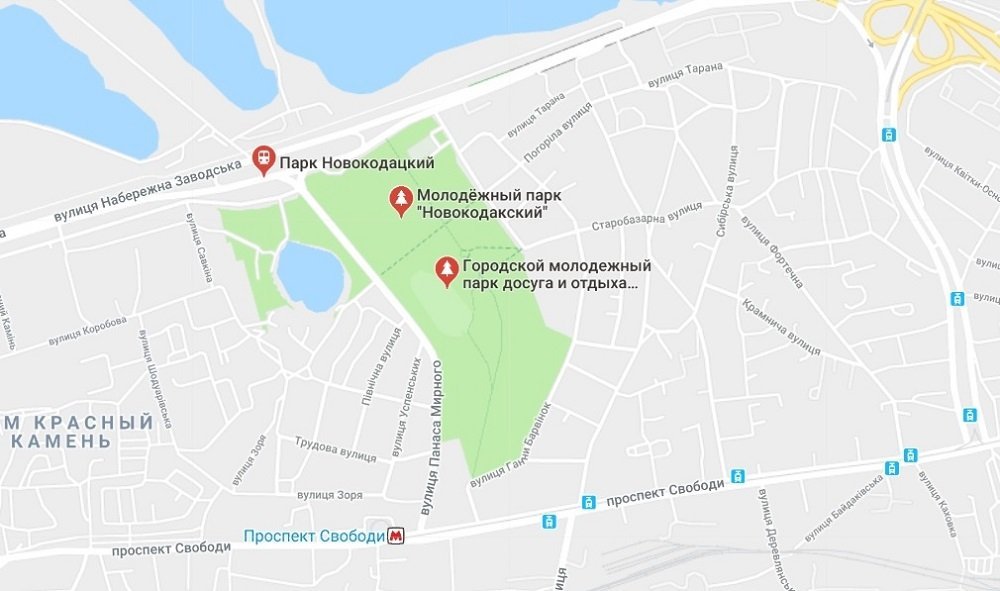 Добраться до парка не составит труда