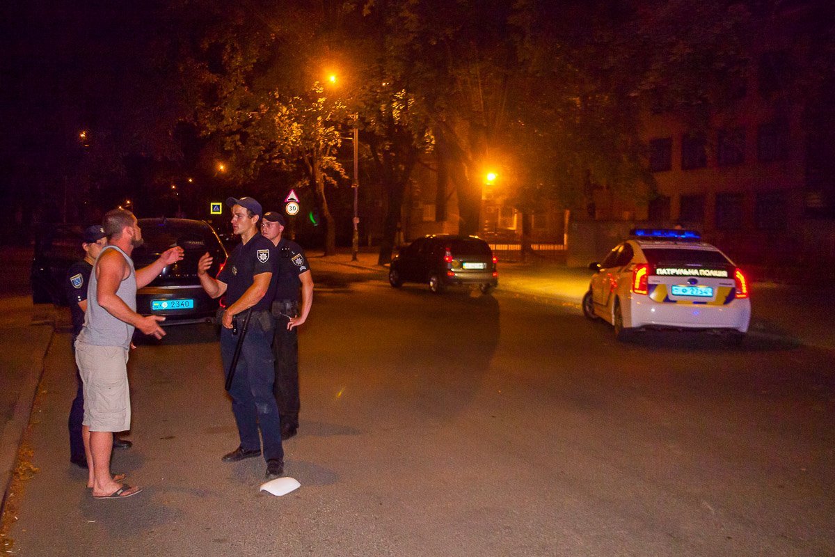 Инцидент произошел приблизительно в 23:30