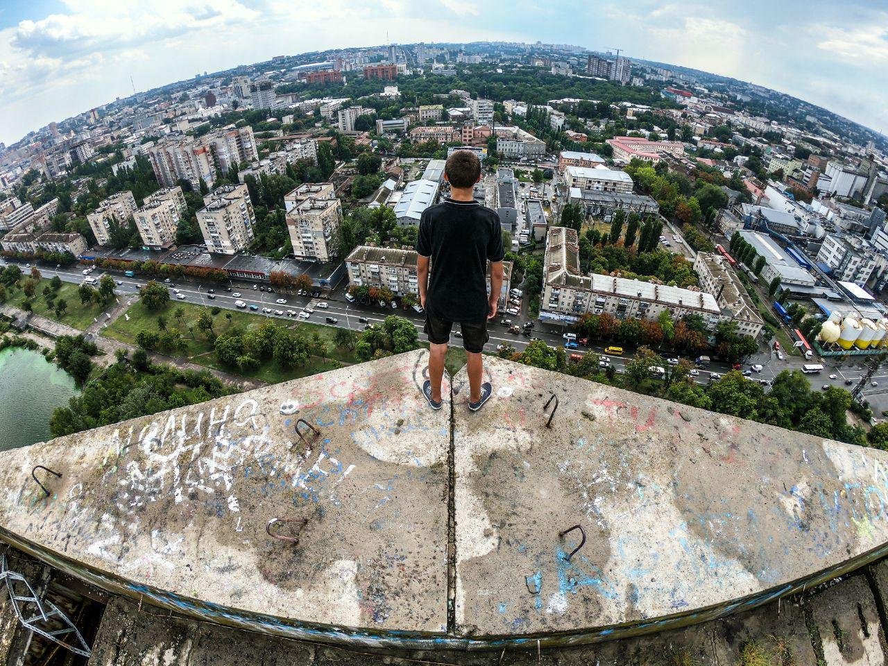 С высоты Днепр особенно прекрасен