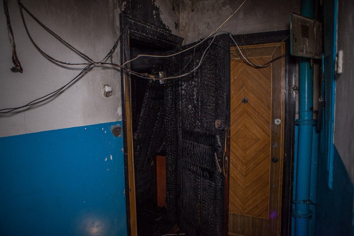 Жилище выгорело почти полностью