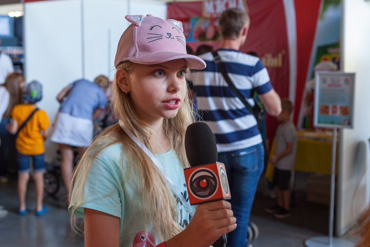 Дети пробовали себя в роли ведущих