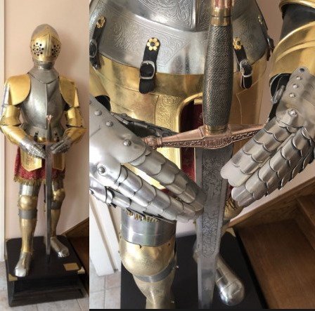 Рыцарские доспехи можно встретить далеко не в каждом доме