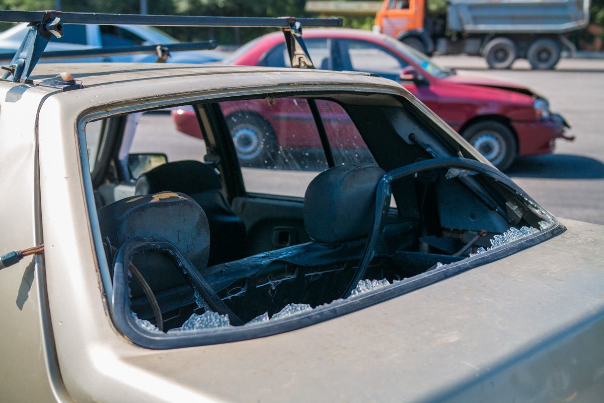 Повреждения на Таврии