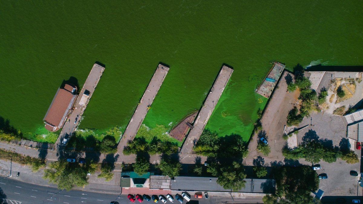 Вроде река не должна иметь такой цвет