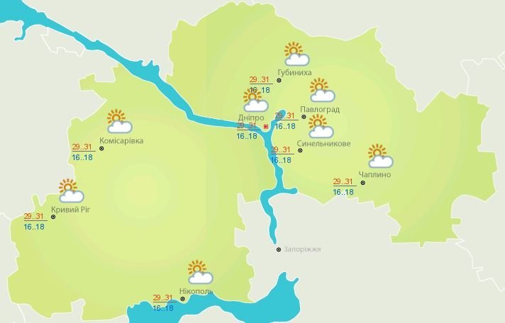 Данные гидрометцентра