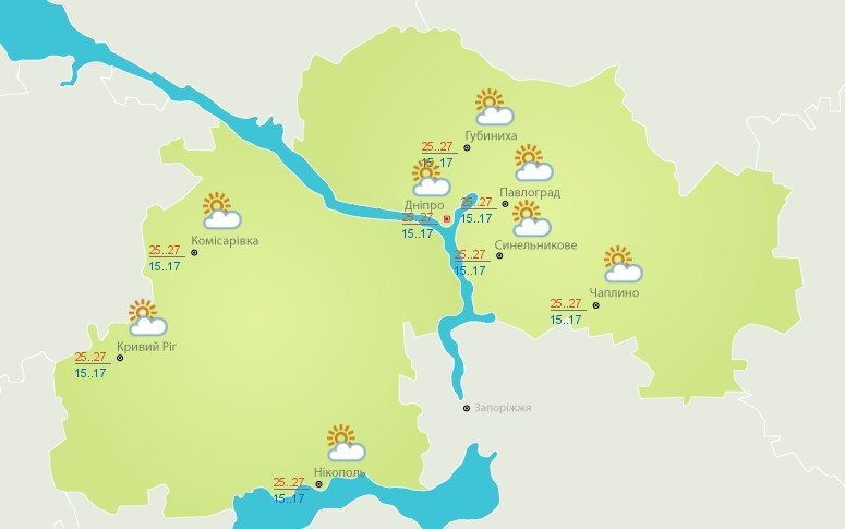 Погода на 6 сентября