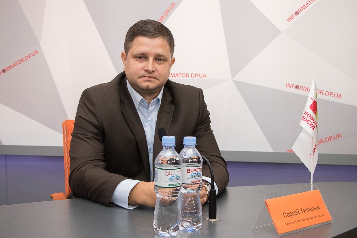 Директор ООО «Новомосковская посуда» Сергей Тильный Директор ООО «Новомосковская посуда» Сергей Тильный